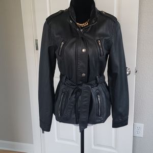 Faux Leather Jacket